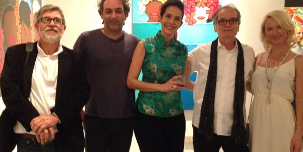 Leonardo Di Tomaso, Astolfo Funes, Ana C. Moreno y Alison Kotzig. Art Basel, Miami, 2014.