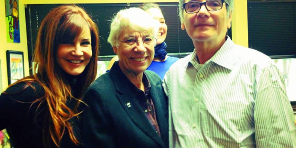 FIU Honors College with Dean Northup, Bartus and Leonor during the donation celebration.